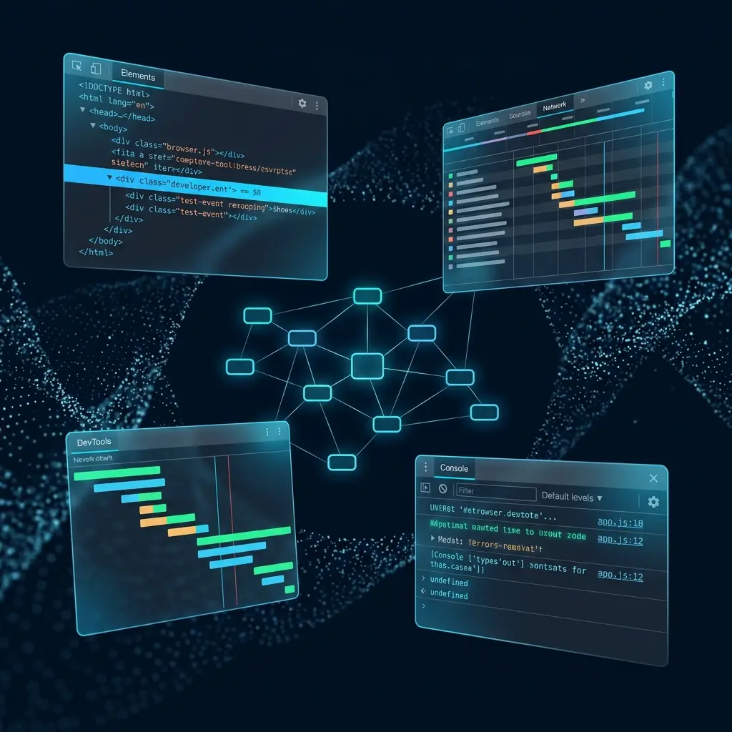 Illustrazione di apertura della guida Browser e DevTools